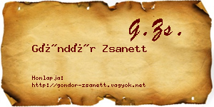 Göndör Zsanett névjegykártya